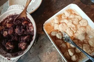 Mochi with Anko and Kinako