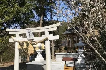 A little shrine near the plum orchards where farmers pray for a good harvest