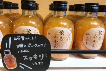 A day's portion of mikan in a bottle