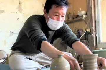 You can really see the experience in the quality of the pottery he makes