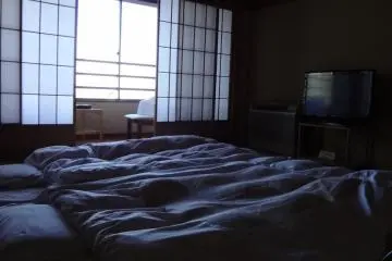 Enjoy sleeping on a real futon on a tatami mat and then waking up to a view of Mt. Fuji out your window!