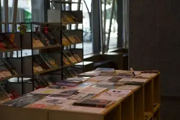A large selection of information was available on future exhibitions around the country