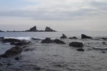 At the end of the peninsula