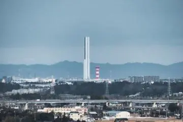 View of G1 Tower from Oarai Marine Tower