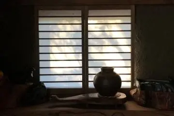 Inside the new cabin