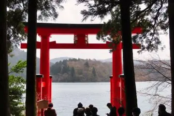Hakone Lakeside Torii