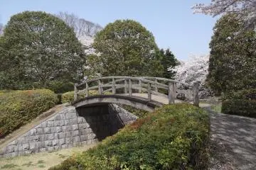 The little bridge in the park