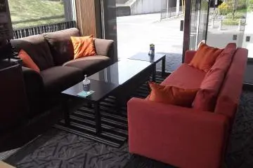 Relax here in the lobby
