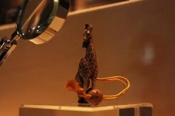 A Netsuke giraffe