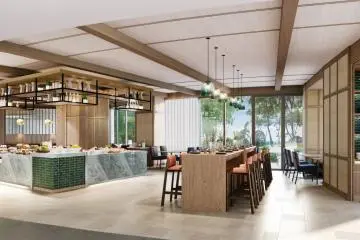 Restaurant and in-room dining will be available