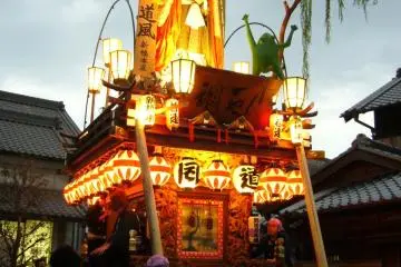 A Sawara local float periodically on display