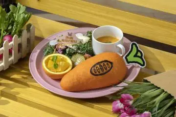 Themed soup, salad, and sandwich