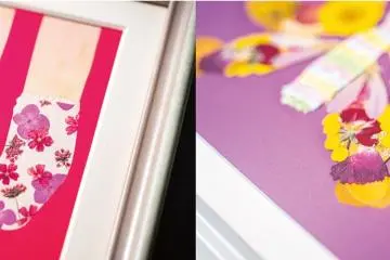 Close ups of the flower details