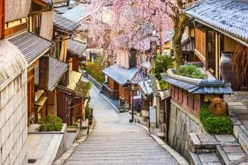 The climb to Kiyomizu is quite literally breathtaking.