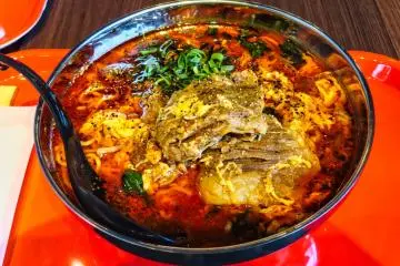 Spicy, extra meat Ramen