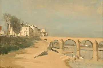 An example of  Jean-Baptiste Camille Corot's painting style