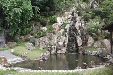 The rear garden