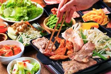 The event includes all you can eat and drink within specified timeframes