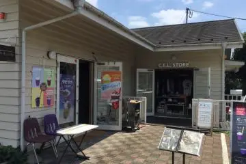 One of several cafes and restaurants to choose from
