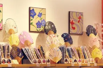 Fans are traditional souvenirs in Japan