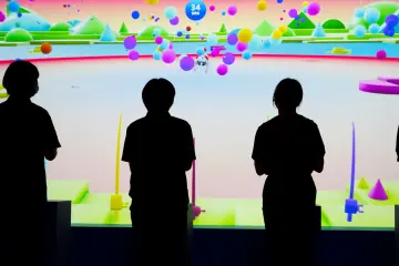 Fishing in the virtual Colors Lake