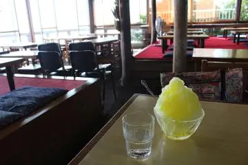 Kakigori ice & syrup is popular in summer