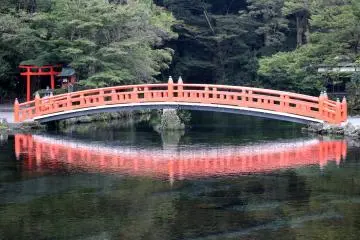 Traditional garden in Fujinomiya