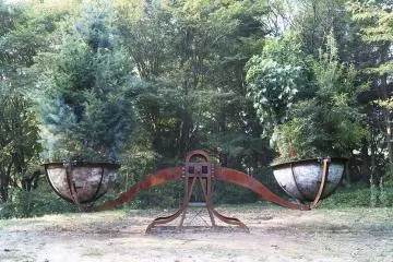 The event will include both mixed media sculptures and drawings