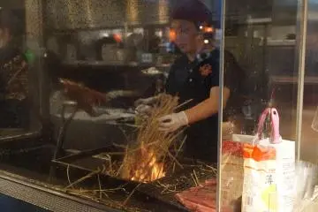 Preparing the straw