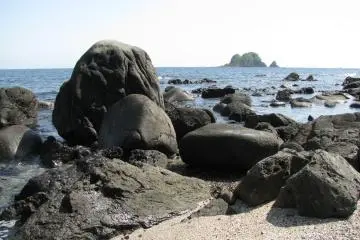Sunny day on the coast