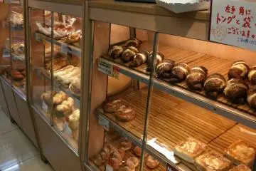 Fresh bread at a Natural Lawson in Ebisu, Tokyo
