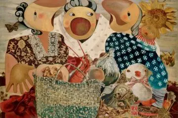Yuki Katsura's "Sunflower Blooming Afternoon" (1948)