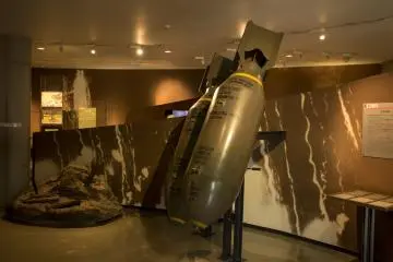 The incendiary bombs that were dropped upon Osaka are a harrowing sight