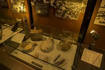 Items belonging to soldiers that perished during the battle of Iwo Jima