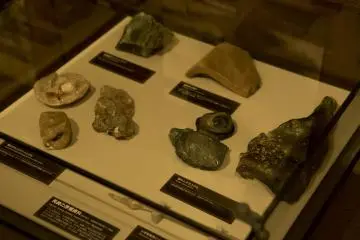 Household items that melted in the intense heat of the atom bomb dropped on Hiroshima