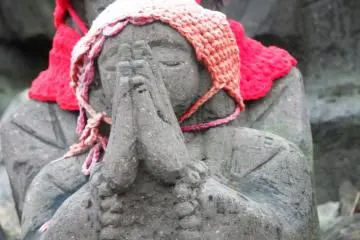 이 두 지조는 서로 매우 가깝게 서있고, 한 사람은 다른 한사람 뒤에 서있다