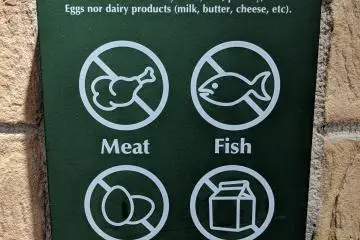 Vegans can rest assured their meal is vegan-friendly