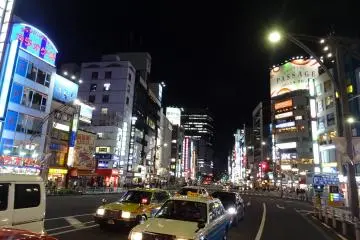 Chuo-dori by night