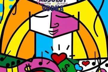 Part of Britto's Absolut Vodka campaign