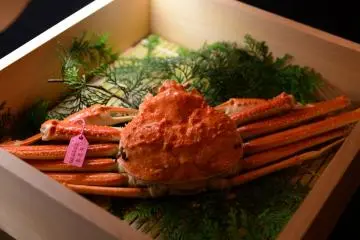 Seafood and beef feature prominently here, thanks to the ryokan's location between mountains and sea