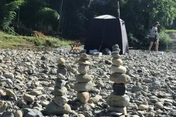 Temple Camp in Kumano
