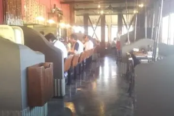 Interior of Sanpoutei