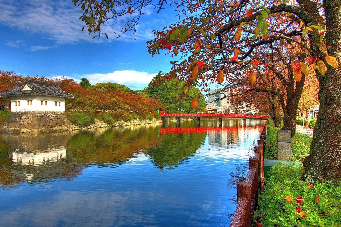 Vibrant colors around Odawara Castle (Photo: shinnygogo / CC BY-ND 2.0)