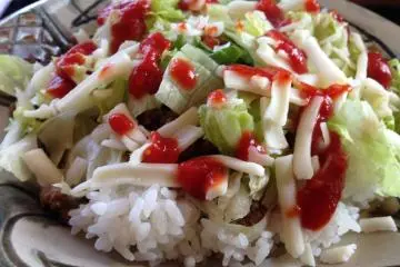 <p>Taco rice</p>