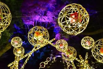 Bamboo chandeliers (Public Domain)