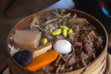 A delicious Japanese meal at Tanigawa-dake Drive-In restaurant