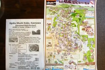 Menu and map