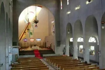 View from choir loft