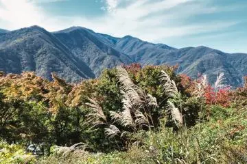 Surrounding mountain range