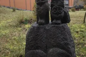 Outside the museum